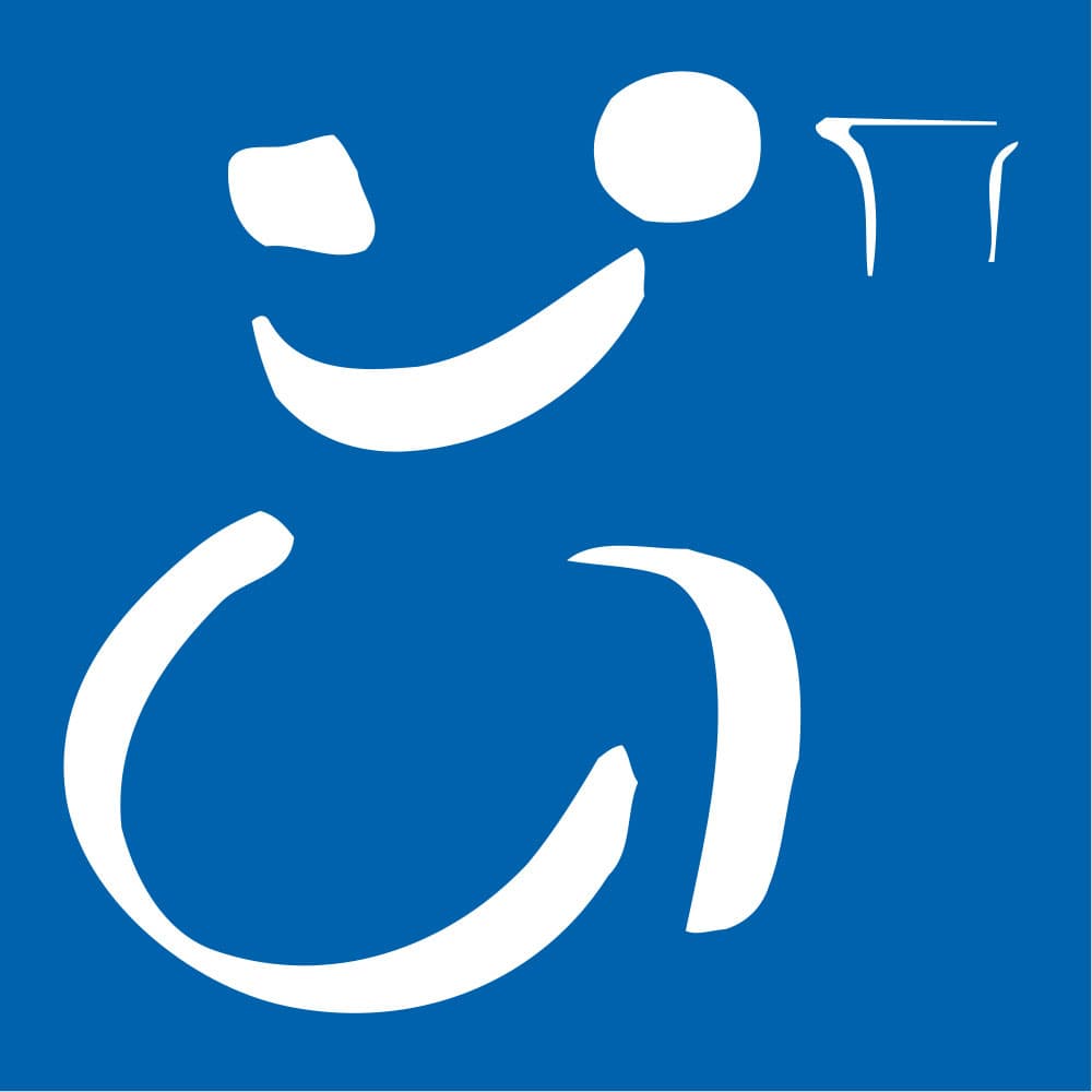 P-WB pictogram at 1992_barcelona+madrid_paralympics